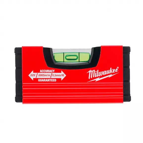 Алуминиев нивелир MILWAUKEE Minibox 10см, с една либела