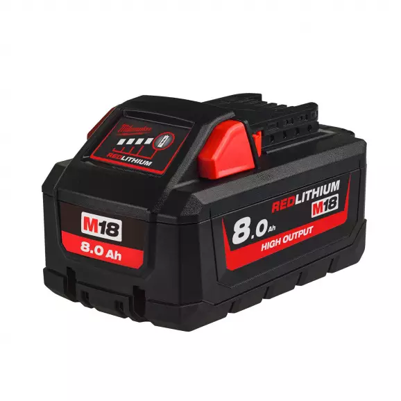 Батерия акумулаторна MILWAUKEE M18 HB8 High Output, 18V, 8.0Ah, Li-Ion