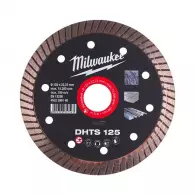 Диск диамантен MILWAUKEE DHTS 125x1.2x22.23мм, за керамика, мрамор, гранит, сухо рязане
