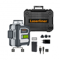 Линеен лазерен нивелир LASERLINER CompactPlane-Laser 3G Pro, 3 лазерни линии, точност 3.5mm/10m, автоматично