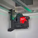 Линеен лазерен нивелир MILWAUKEE M12 3PL-0C, 3 лазерни линии, точност 3mm/10m, 38м, автоматично - small, 190974