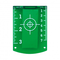 Мишена магнитна за лазерен нивелир SOLA ZLM-G - зелена, с двойна скала cm/inch 