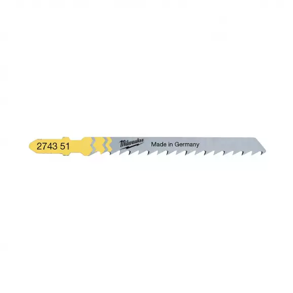 Нож за прободен трион MILWAUKEE T 101 B 2.5х75мм, за дървесина, пластмаса, Т-захват