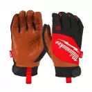 Ръкавици MILWAUKEE Hybrid 10, с пет пръста, изкуствена кожа и полиестер - small