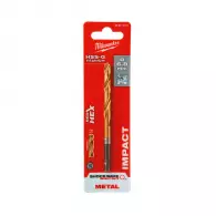 Свредло за метал MILWAUKEE Shockwave Red Hex 6.8х108/65мм, HSS-G TiN, 1/4