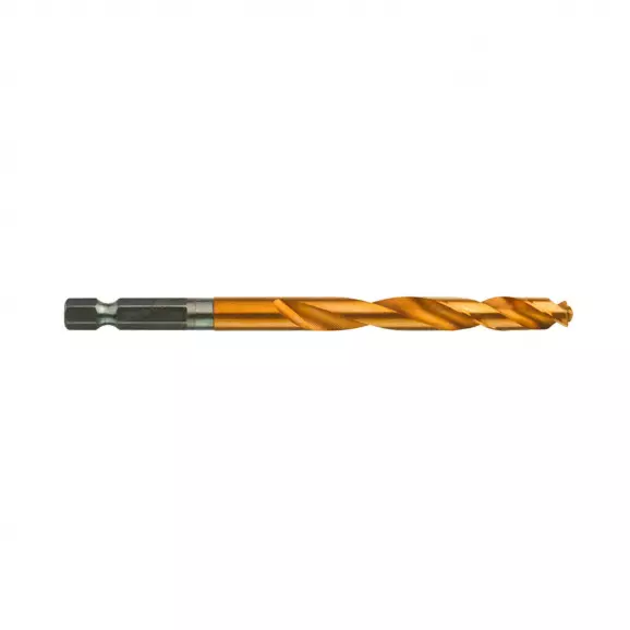 Свредло за метал MILWAUKEE Shockwave Red Hex 7.5х110/67мм, HSS-G TiN, 1/4
