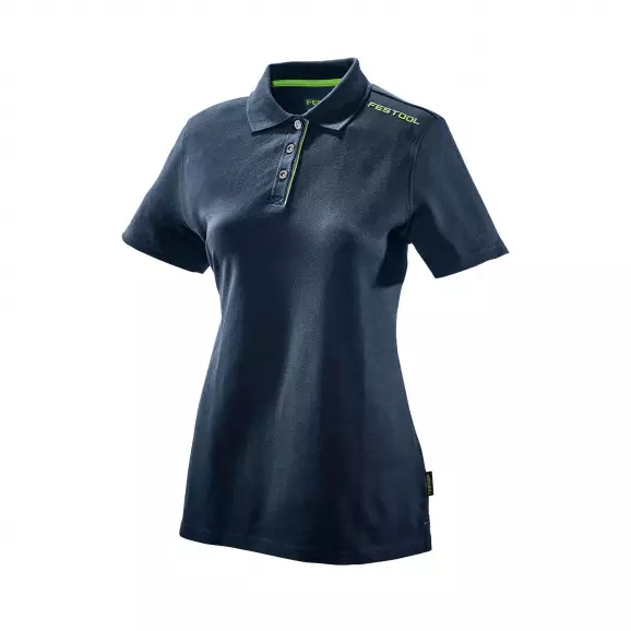Тениска с къс ръкав и яка FESTOOL дамска XL, синя