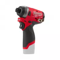 Акумулаторен гайковерт ударен MILWAUKEE M12 FID-0, 12V, 2.0-6.0Ah, Li-Ion, 1/4
