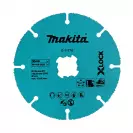 Диск карбиден MAKITA X-LOCK 125х2.0х22.23мм, за рязане на гипсокартон, PVC, мед - small