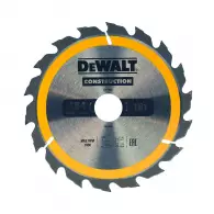 Диск с твърдосплавни пластини DEWALT Construction 184/2.6/30 Z=18, за дървесина