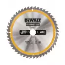 Диск с твърдосплавни пластини DEWALT Construction 250/3.0/30 Z=48, за дървесина - small