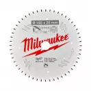 Диск с твърдосплавни пластини MILWAUKEE 165/1.6/20 Z=52, за алуминий - small