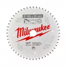 Диск с твърдосплавни пластини MILWAUKEE 165/2.2/20 Z=52, за алуминий - small