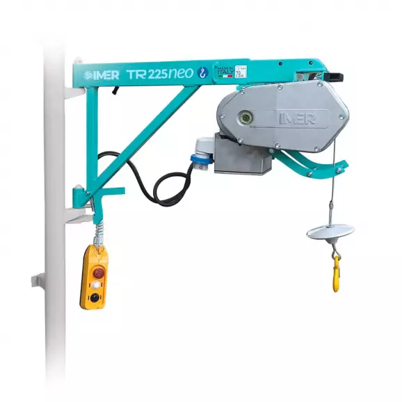 Лебедка подемна електрическа IMER TR 225 NEO, 750W, 200кг, 31м/4.0мм - въже