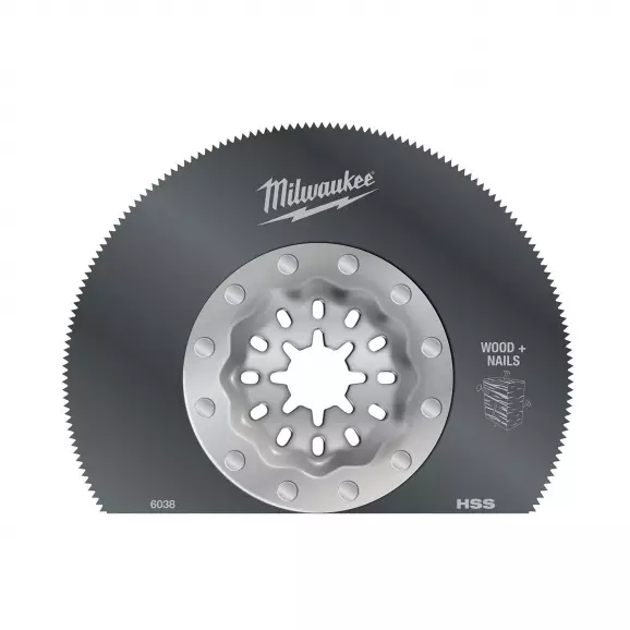 Нож за мултифункционален инструмент MILWAUKEE 6038 ф85, за метал, дърво, пластмаса, HSS