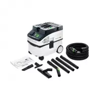 Прахосмукачка FESTOOL CT 15-Set, 1200W, 3700л/мин, 15/12.5л