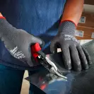 Ръкавици MILWAUKEE M/8 Level 5, с пет пръста, черни, противосрезни от полиестер, топени в нитрил - small, 193698