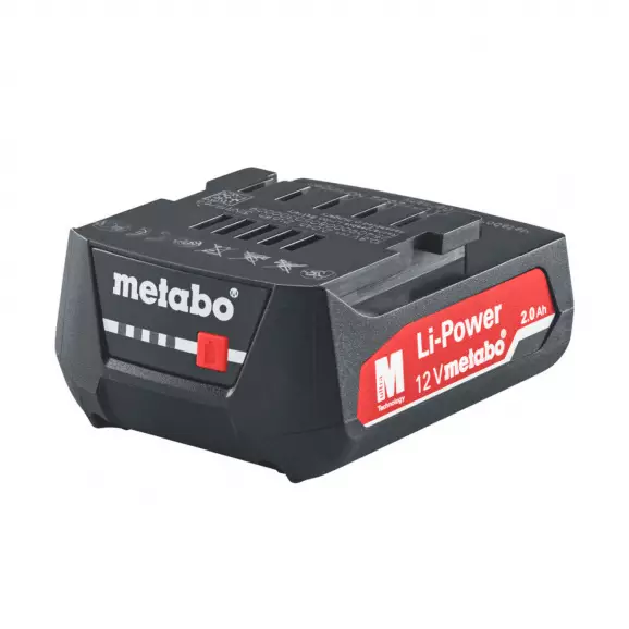 Батерия акумулаторна METABO Li-Power 12V 2.0Ah, 12V, 2.0Ah, Li-Ion