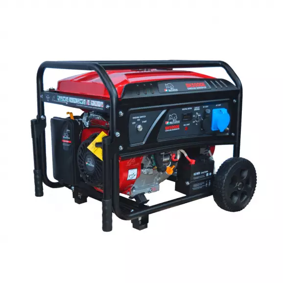 Генератор BISONTE SK5000E, 4.8kW, 230V, бензинов, монофазен, ел.стартер