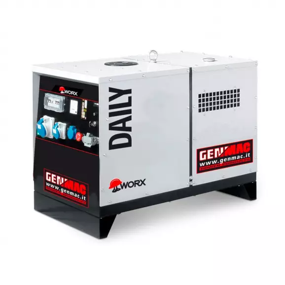 Генератор GENMAC Daily RG9000KS, 9.8kW, 230V, дизелов, монофазен