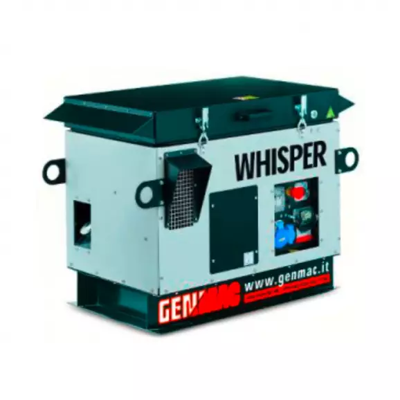 Генератор GENMAC Whisper RG10100KS, 10kW, 230V, бензинов, монофазен