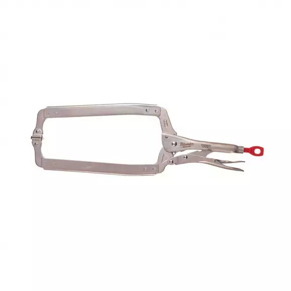 Клещи чираци за заварки MILWAUKEE Torque Lock 0-170/480мм, CrV, 2-челюсти, хромирани, дръжки без покритие