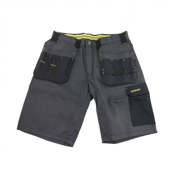 Работен панталон STANLEY Lincoln Shorts Grey/Black 32, сив