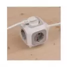Разклонител BRENNENSTUHL Cube 4гнезда/1.4м, с кабел 1.4м, бял - small, 197230