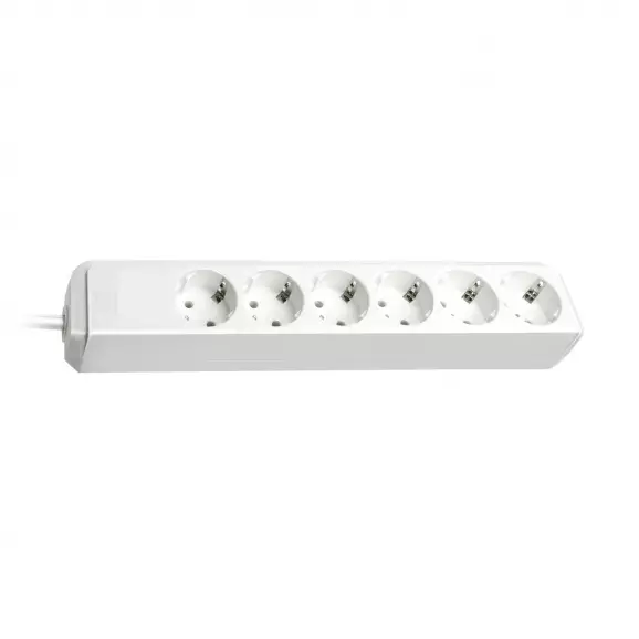 Разклонител BRENNENSTUHL Eco-Line White 6гнезда/1.5м, с кабел 1.5м, бял