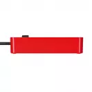 Разклонител BRENNENSTUHL Ecolor Red 3гнезда/1.5м с ключ, с кабел 1.5м, червен - small, 196805