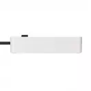 Разклонител BRENNENSTUHL Ecolor White 3гнезда/1.5м с ключ, с кабел 1.5м, бял - small, 196808