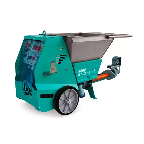 Шнекова безвъздушна помпа IMER SMALL S50 Airless, 2200W, 0-8.5л/мин, 50л