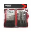 Свредла RAIDER 3.0-10мм 15части, бетон, цилиндрична опашка - small