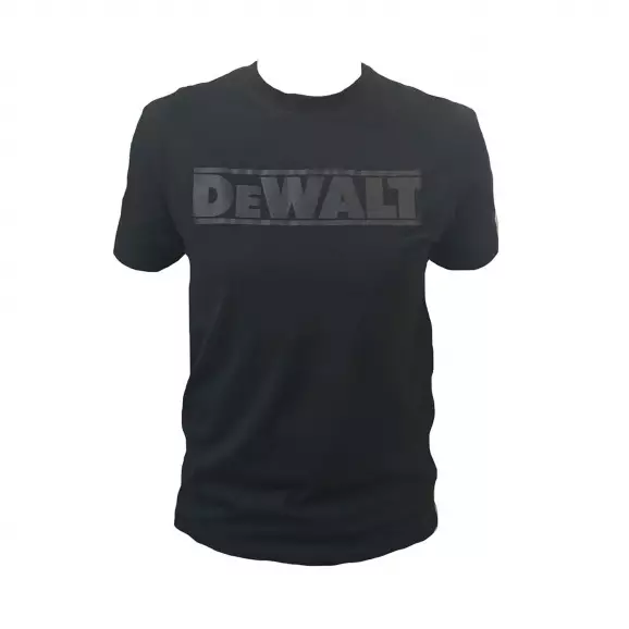 Тениска с къс ръкав DEWALT Oxside Tee Black L, черна