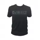 Тениска с къс ръкав DEWALT Oxside Tee Black L, черна - small
