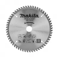 Диск с твърдосплавни пластини MAKITA 160/2.2/20 Z=60, за рязане на алуминий, дървесина и PVC