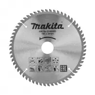 Диск с твърдосплавни пластини MAKITA 190/2.2/30 Z=60, за рязане на алуминий, дървесина и PVC