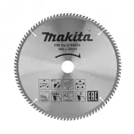 Диск с твърдосплавни пластини MAKITA 260/2.6/30 Z=100, за рязане на алуминий, дървесина и PVC