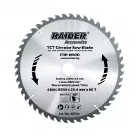 Диск с твърдосплавни пластини RAIDER 254/2.6/25.4 Z=60, за дървесина