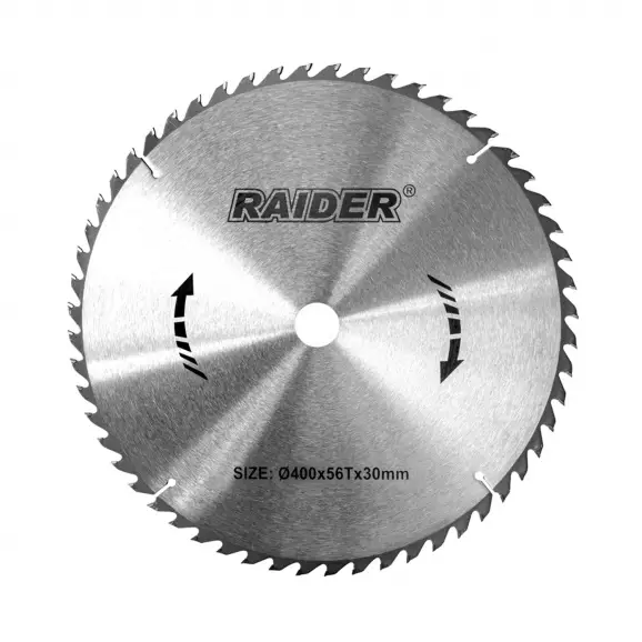Диск с твърдосплавни пластини RAIDER 400/2.5/30 Z=56, за дървесина