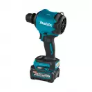 Акумулаторен пистолет за въздух MAKITA XGT AS001GA101, 40V, 2.0Ah, Li-Ion, дебит 1080л/час, сила на издухване 1.1-2.8N - small, 201997