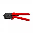 Клещи кербовъчни KNIPEX 0.5-6.0мм2, за неизолирани кабелни накрайници, AWG 20-10, еднокомпонентни дръжки - small, 200350