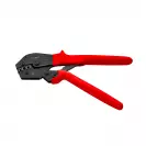 Клещи кербовъчни KNIPEX 0.5-6.0мм2, за неизолирани кабелни накрайници, AWG 20-10, еднокомпонентни дръжки - small, 200351