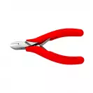 Клещи резачки KNIPEX ф0.6-1.6/115мм, CrV, еднокомпонентна дръжка - small, 200658