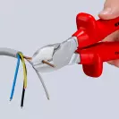 Клещи резачки KNIPEX ф2.5-4.2/200мм, CrV, еднокомпонентна дръжка, 1000V - small, 279222