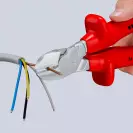 Клещи резачки KNIPEX ф3.0-4.6/250мм, CrV, еднокомпонентна дръжка, 1000V - small, 279410