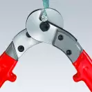 Клещи резачки KNIPEX ф4.5-16/600мм, за стоманено въже, 16мм/150мм2, CS, еднокомпонентна дръжка - small, 200666