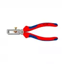 Клещи за заголване на кабели KNIPEX 0.5-10кв.мм/160мм, регулиращ винт, CS, двукомпонентна дръжка - small, 200336