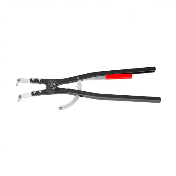 Клещи зегер за вал KNIPEX ф122-300/560мм, извити на 90°, външни