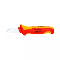 Нож прав за сваляне на изолация KNIPEX 190/50мм, изолиран 1000V